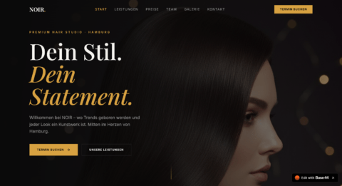 Beispielseite-Friseur-Base44