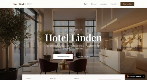 Beispielseite-Hotel-Base44
