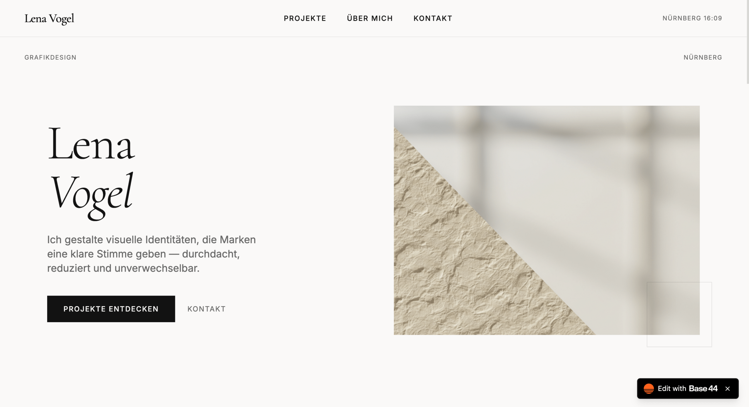 Beispielseite-Portfolio-Base44