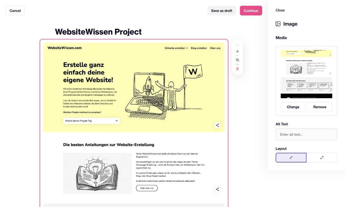 Dribbble-Beispiel