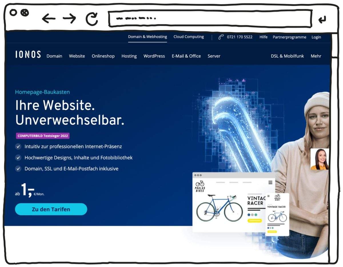 IONOS-Homepage-Baukasten