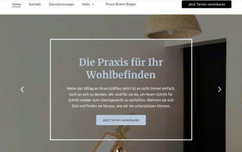 Galerie Ärzte-Websites Praxis-Homepage Jimdo