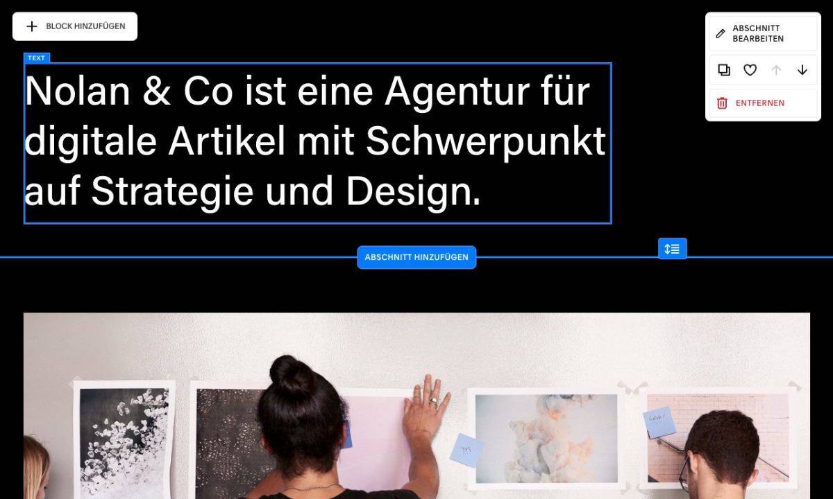 Squarespace-Beispiel