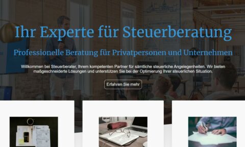 Website Design “Steuerberater”