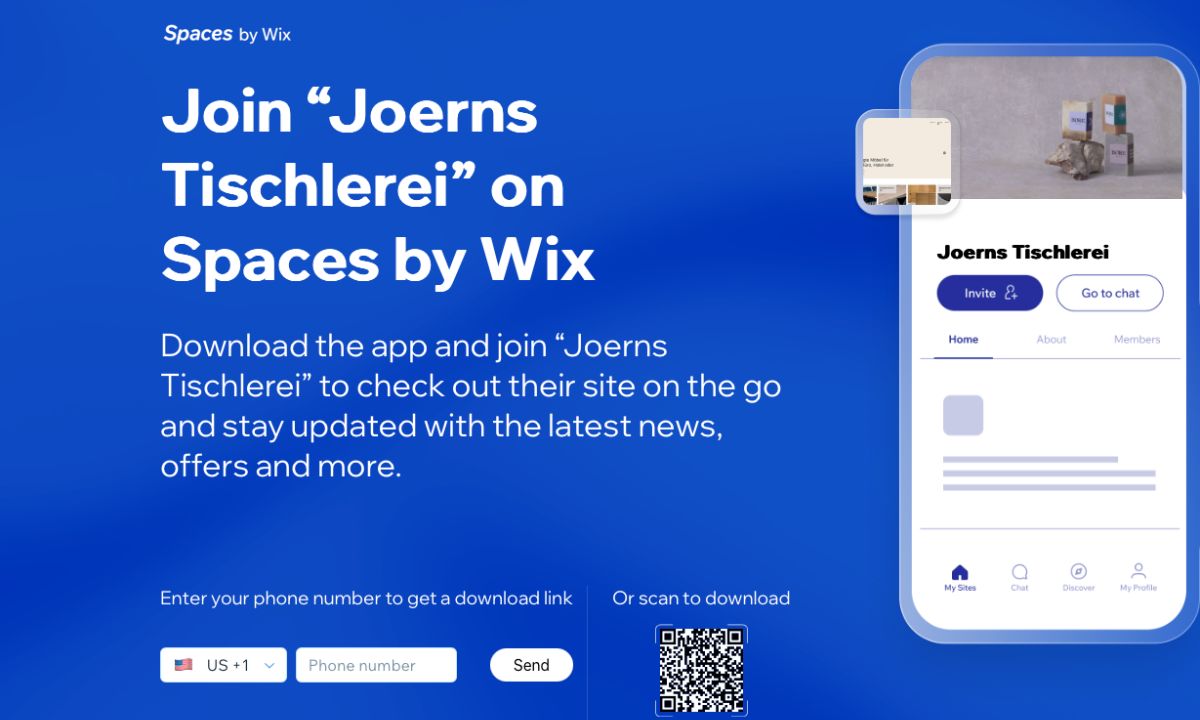 WIX-App für Unterwegs