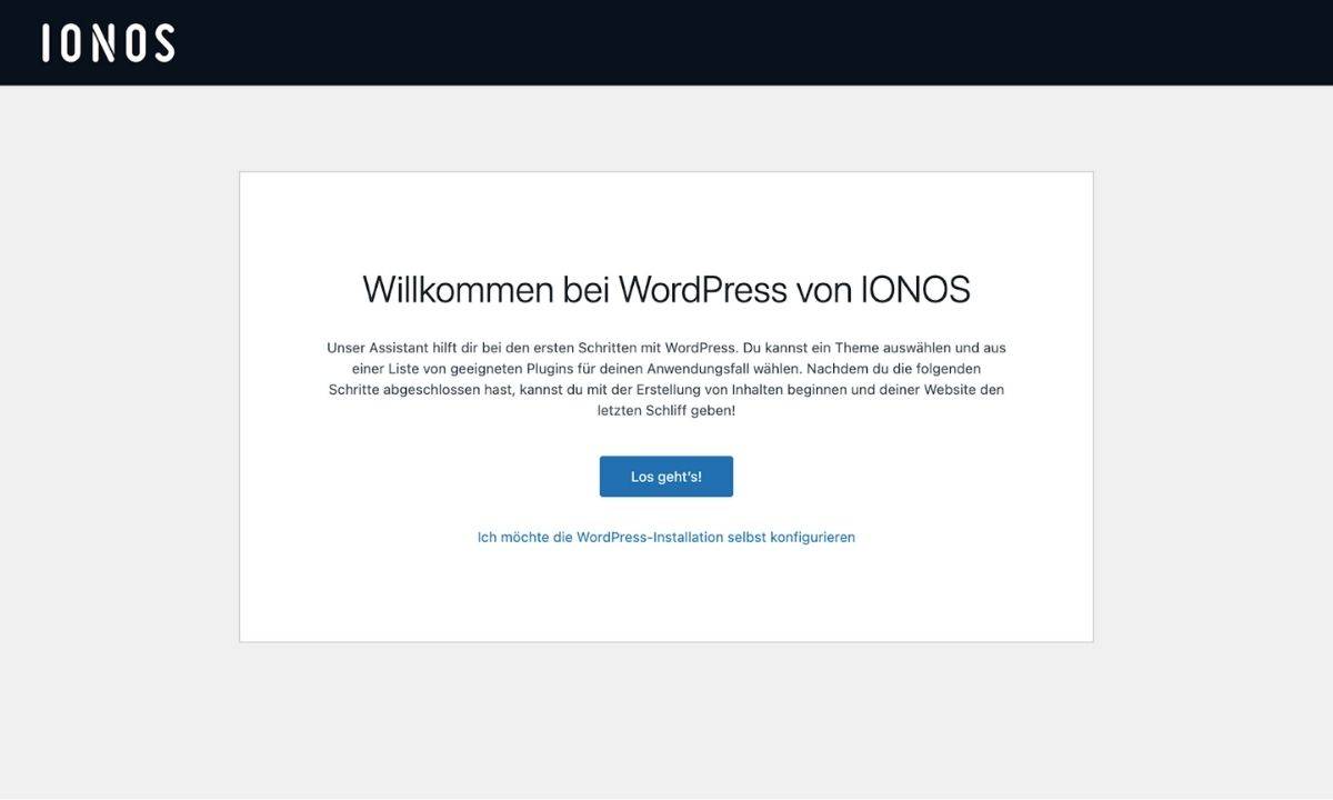 Wordpress Installieren Schritt 2