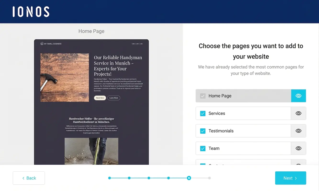 screenshot-IONOS WordPress hosting