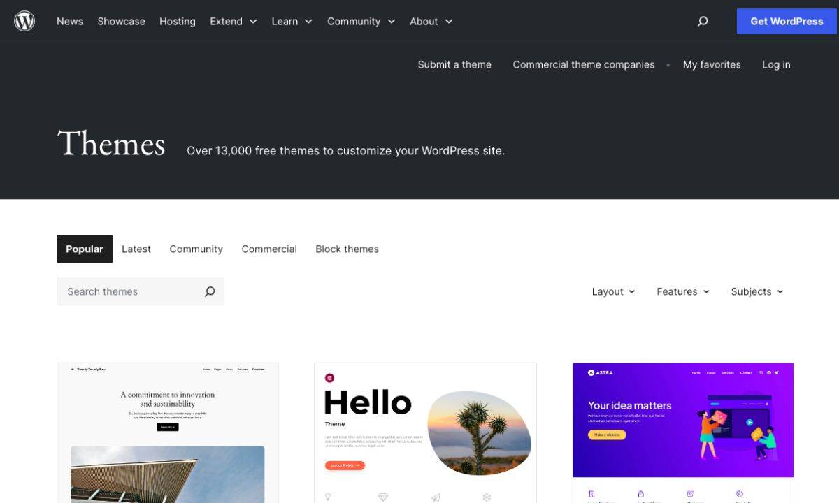 Wordpress-Themes kostenlos